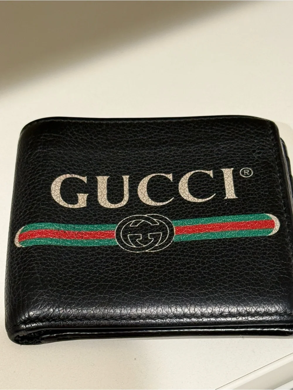 Gucci Print bifold leather Wallet authentic